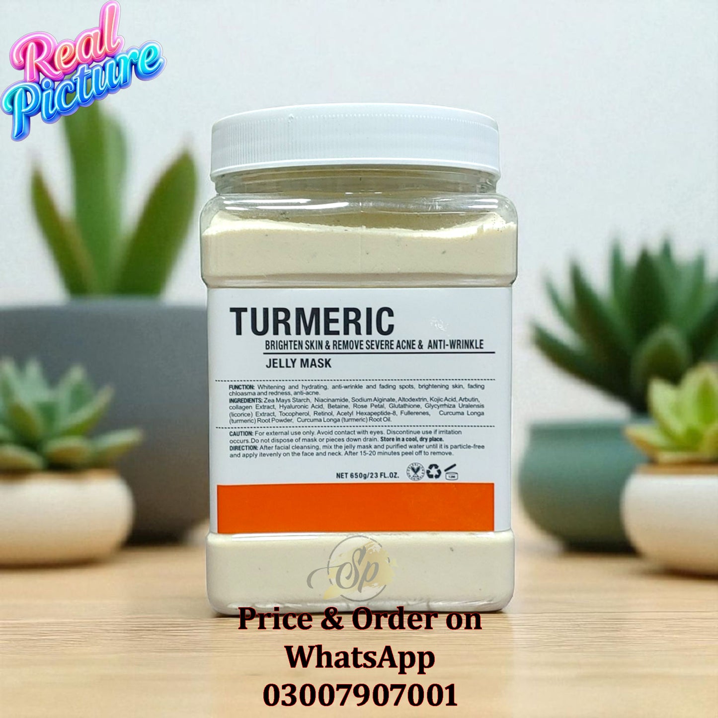 TURMERIC Hydro Jelly Mask Powder 650g