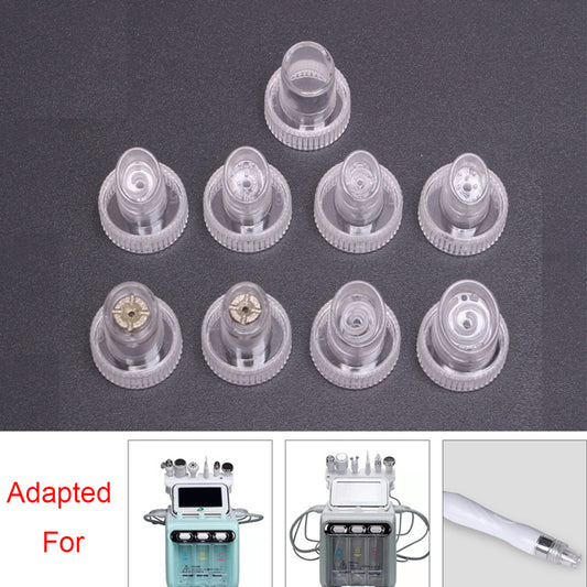 Hydrafacial Abrasion Tool Tips 9Pcs with Bottle