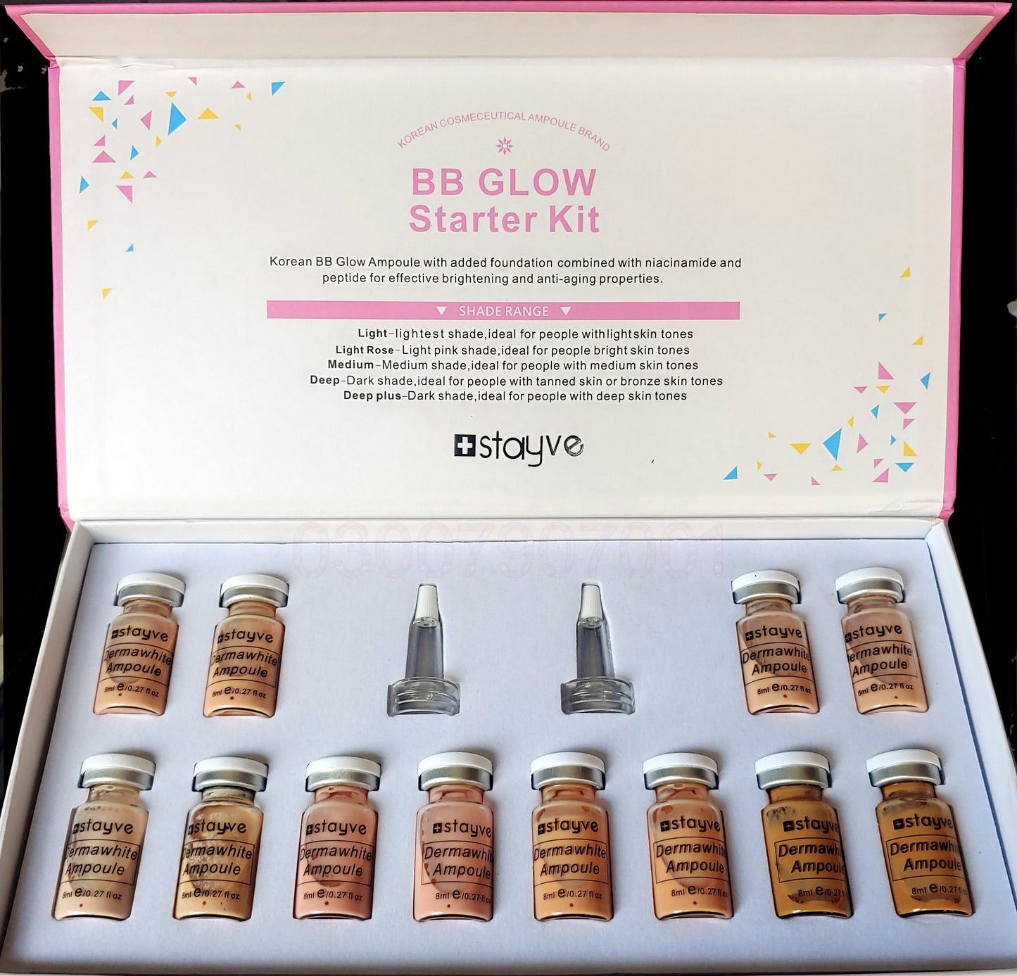 BB Glow Dermawhite Foundation Kit