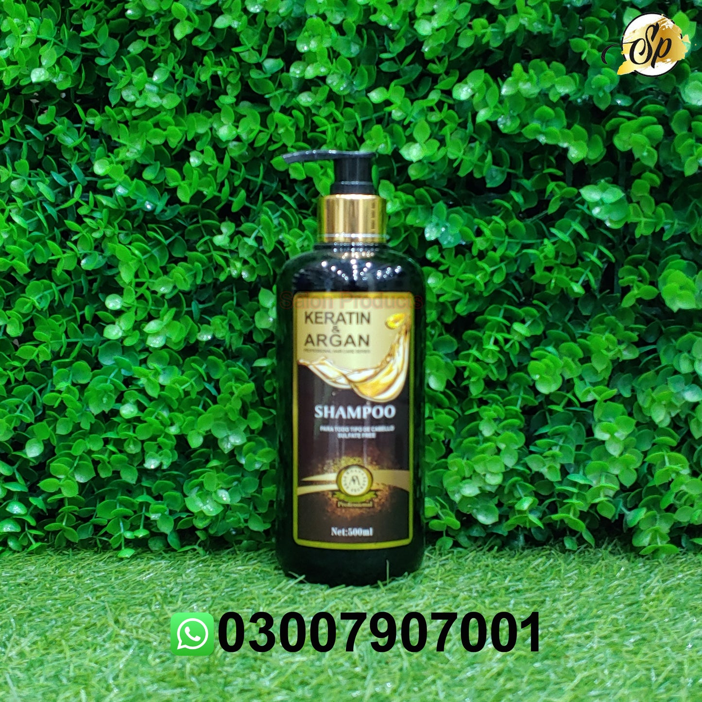 Keratin Argon Sulfate Free Shampoo 500ml