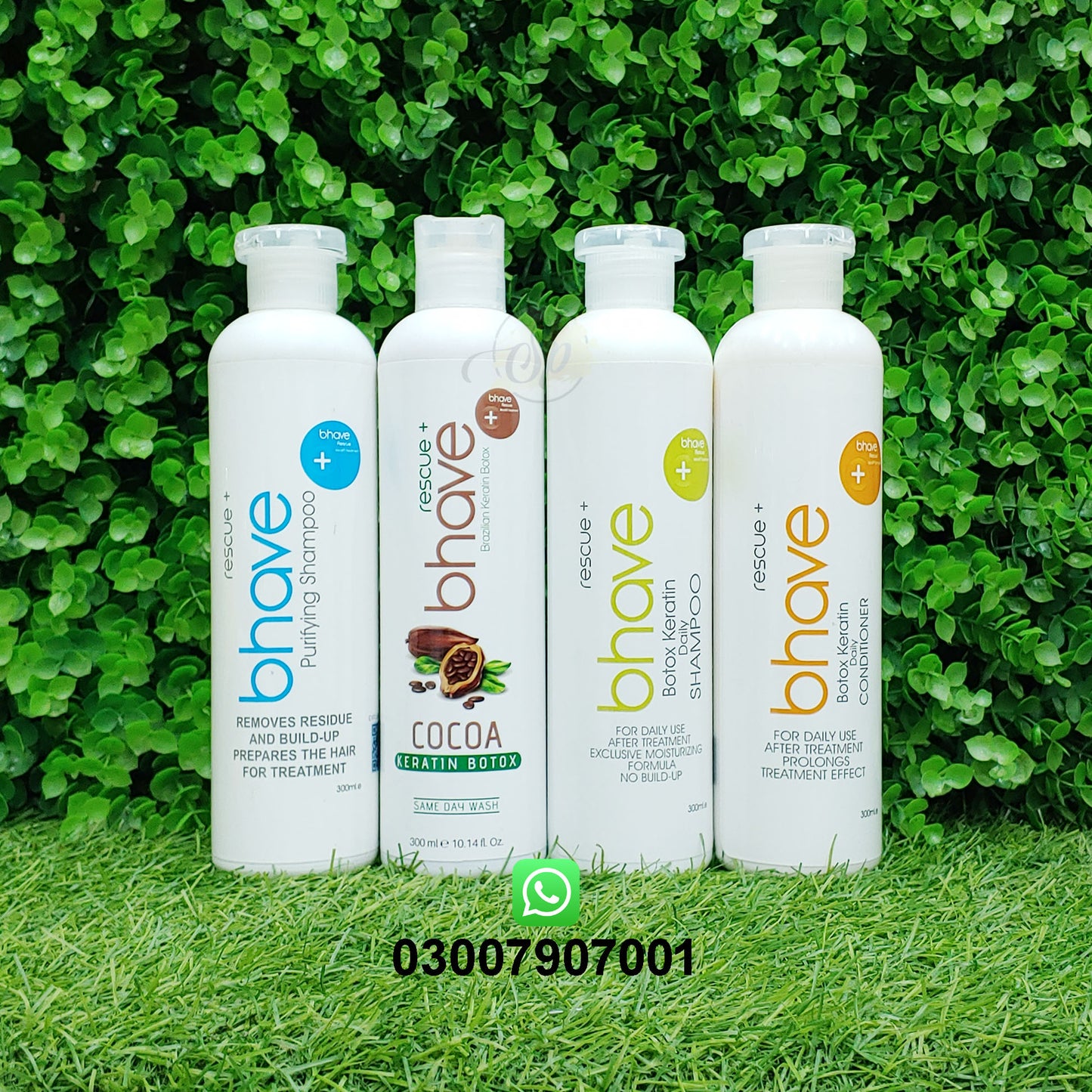 Bhave Cocoa Botox Keratin Kit 300ml