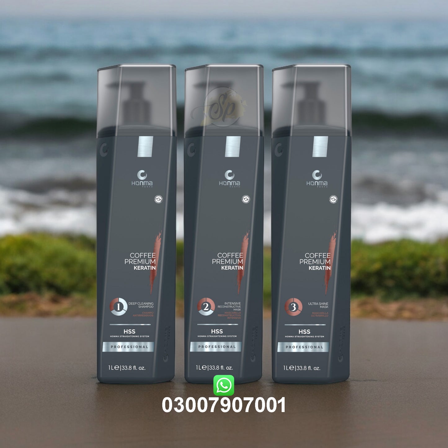 Coffee Premium Reconstructive keratin Kit 1000ml