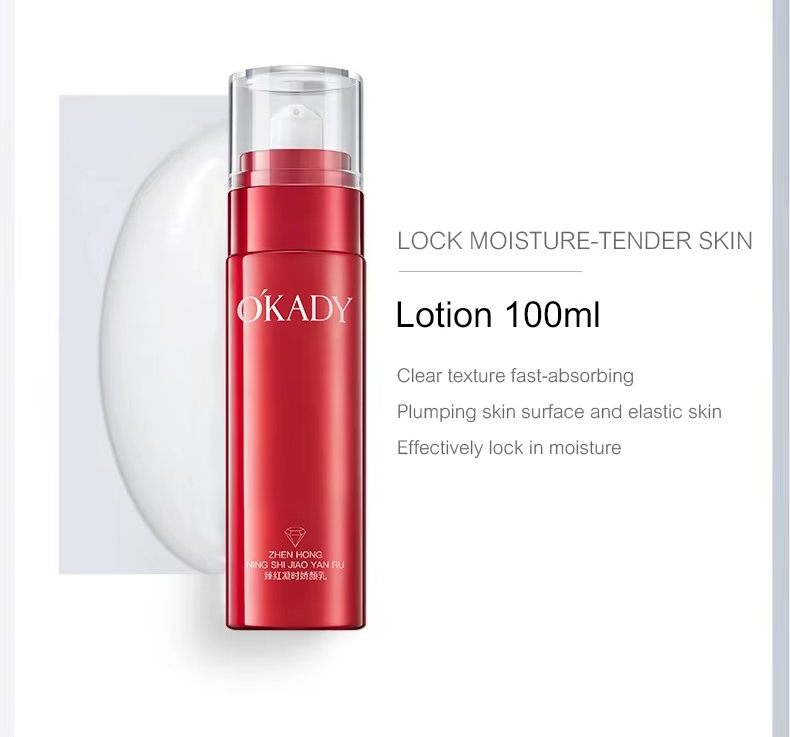 OKADY Radiant Red Timeless Whitening Skin Care Set 10 PCs