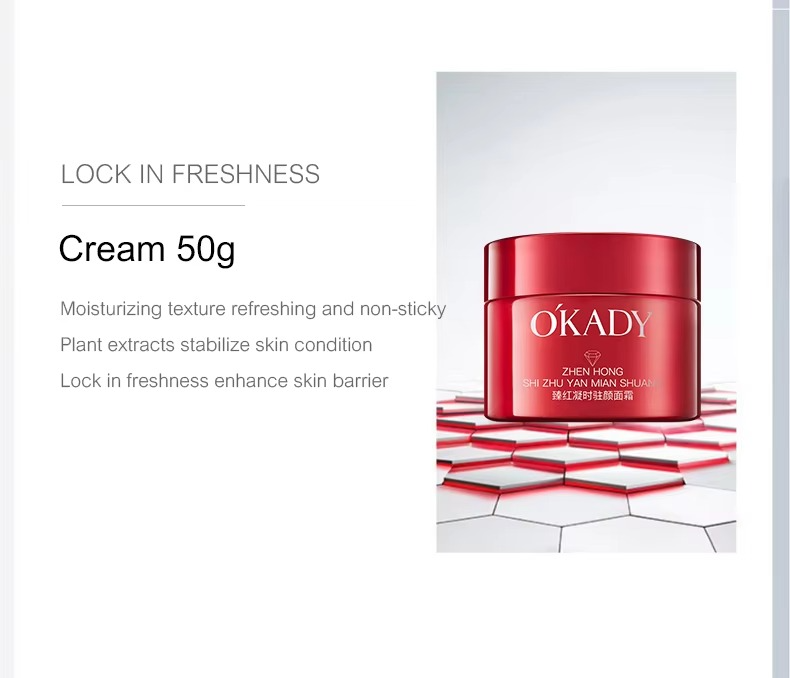 OKADY Radiant Red Timeless Whitening Skin Care Set 10 PCs