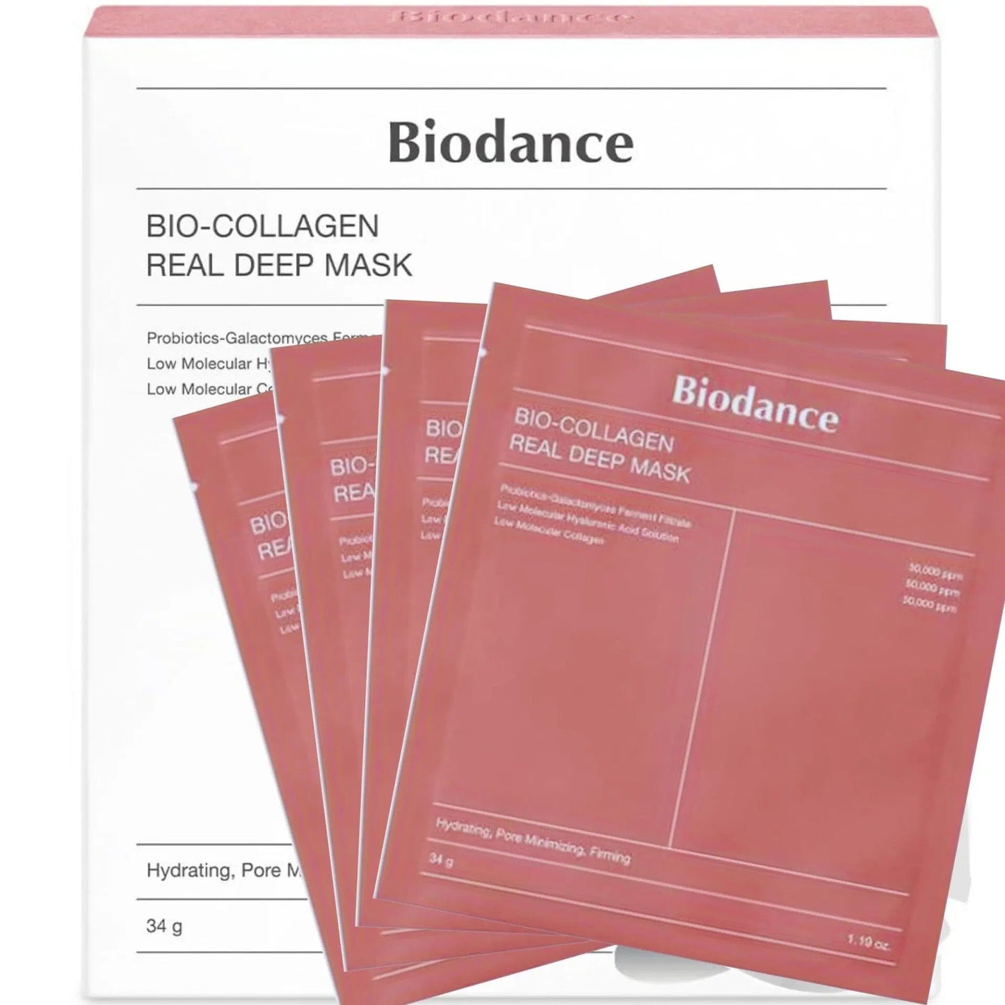 Biodance Bio Collagen Real Deep Mask Pack Of 4