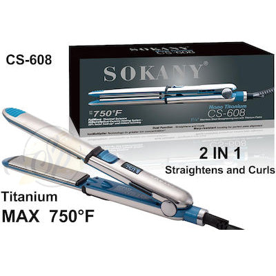 Sokany Nano Titanium Hair Straightener CS-608