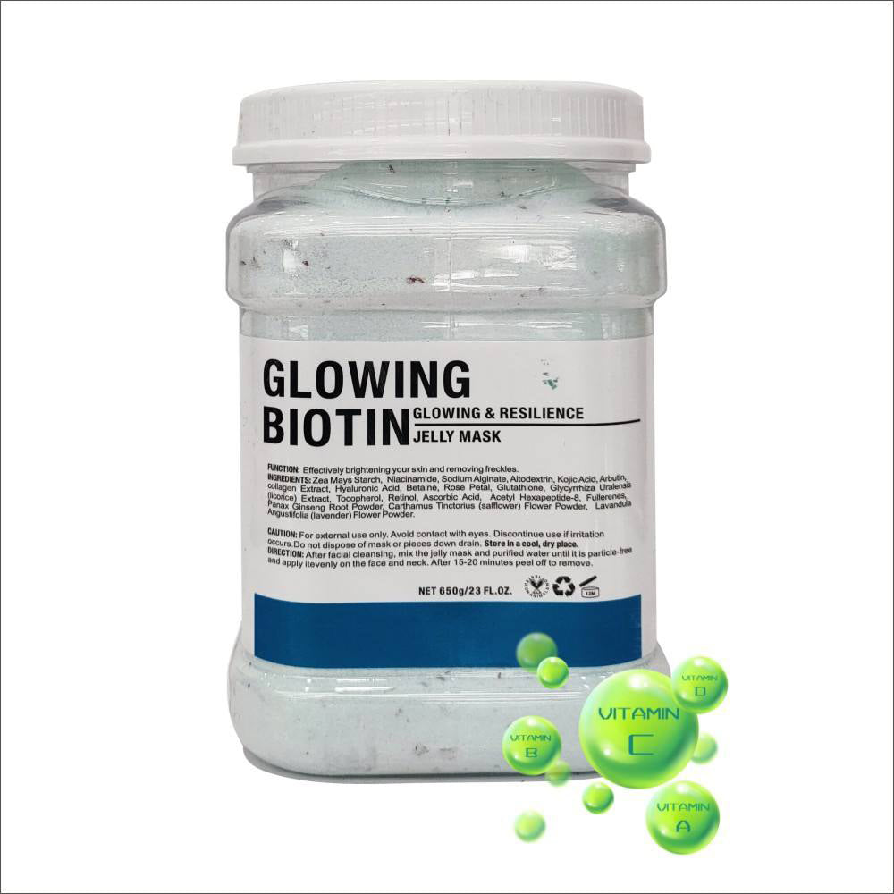 GLOWING BIOTIN Hydro Jelly Mask Powder 650g