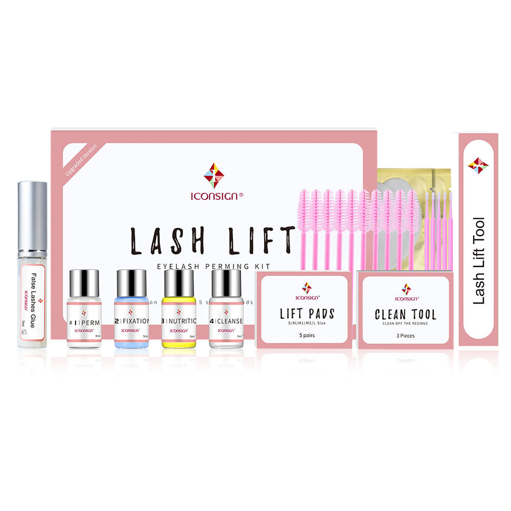 ICONSIGN Lash Lift Kit, Semi-Permanent Curling Upgraded Version