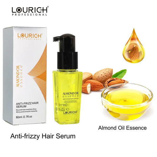 LOURICH – Anti-Frizz Hair Serum (Almond Oil Essence) 80ml